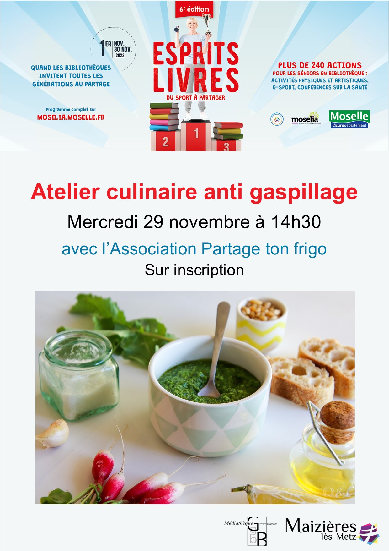 Atelier culinaire anti gaspillage | 